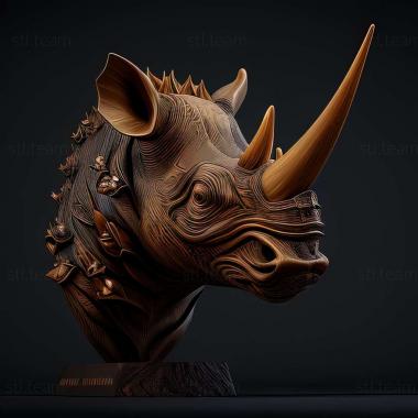 3D model Rhinoraja kujiensis (STL)